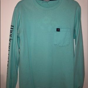 Teal long sleeve tee!